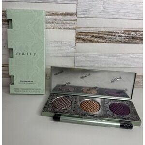 MALLY EFFORTLESS AIRBRUSH NOURISHING EYESHADOW TRIO 0.26 OZ w BRUSH NIB